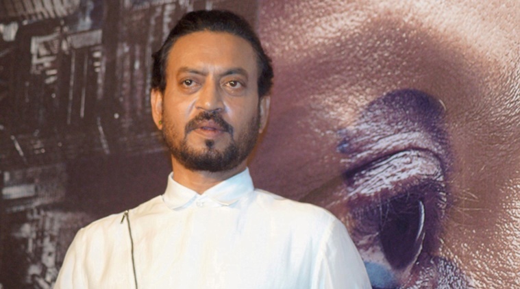 Mumbai: Actor Irrfan Khan during the trailer launch of film Madaari, in Mumbai on May 11, 2016. (Photo: IANS)