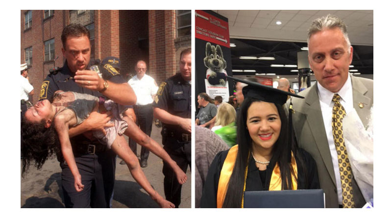 In 1998, He Helped Save Her After A Devastating Fire. In 2016, He Watched Her Graduate College.