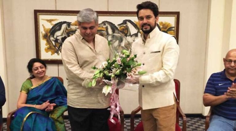 বিসিসিআই-এর দ্বিতীয় কনিষ্ঠতম সভাপতি অনুরাগ
