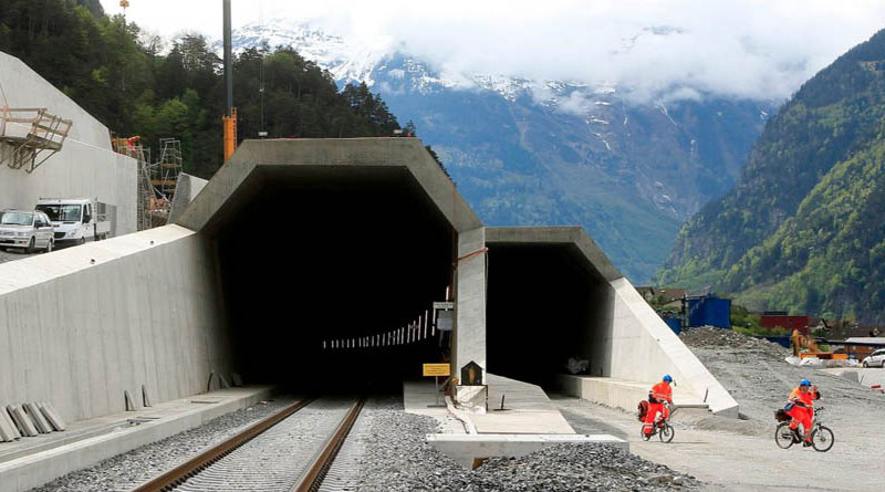 World's longest rail tunnel, designed in 1947, now open