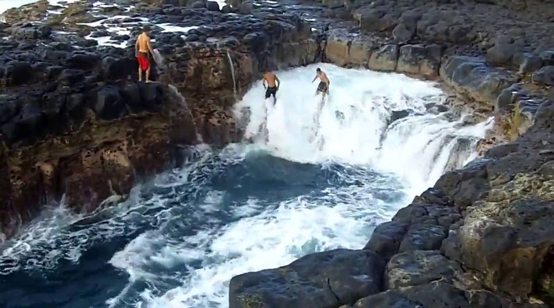 You may drown in fear after watching this video of Hawaii's 'Pool of Death'