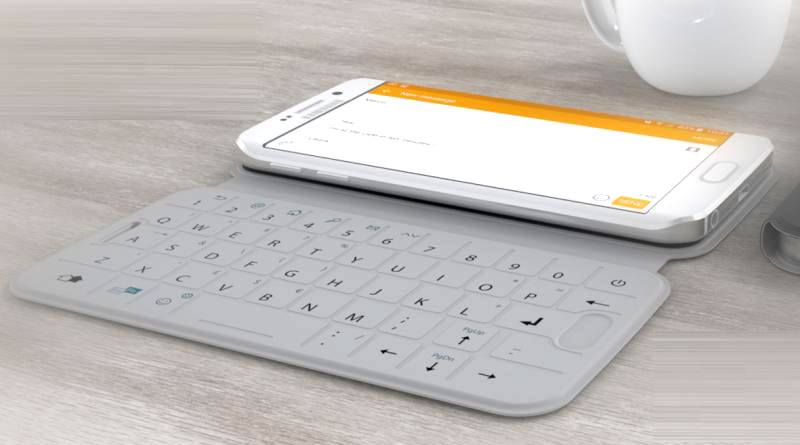 You will definitely want this wireless keyboard for your phone