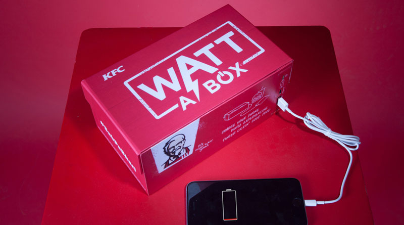KFC’s Practical New Box of Chicken Can Charge Phones