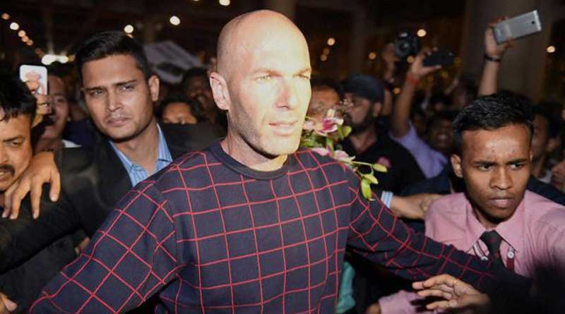 দেশে পা রাখলেন কিংবদন্তি জিদান
