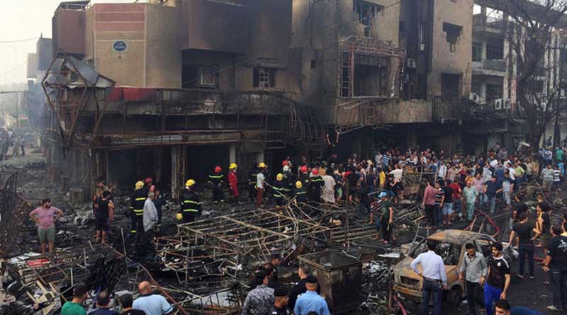 At least 82 killed in overnight Baghdad bombings, police and medics say