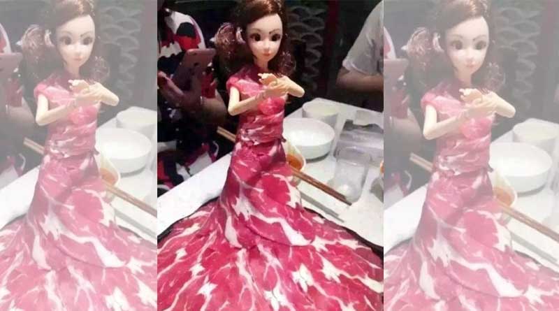 Chinese restaurant serves meat stripping off doll's body