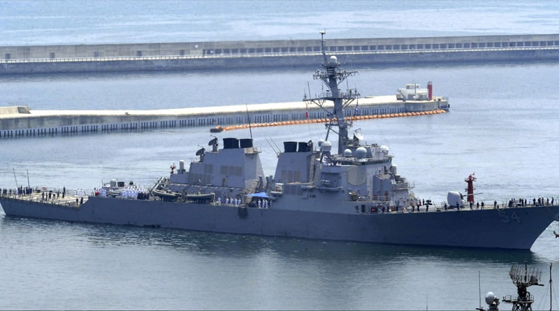 US warship sails through territory claimed by China in South China Sea 