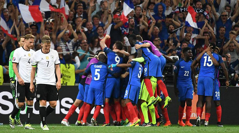 France beat Germany and through to Euro final