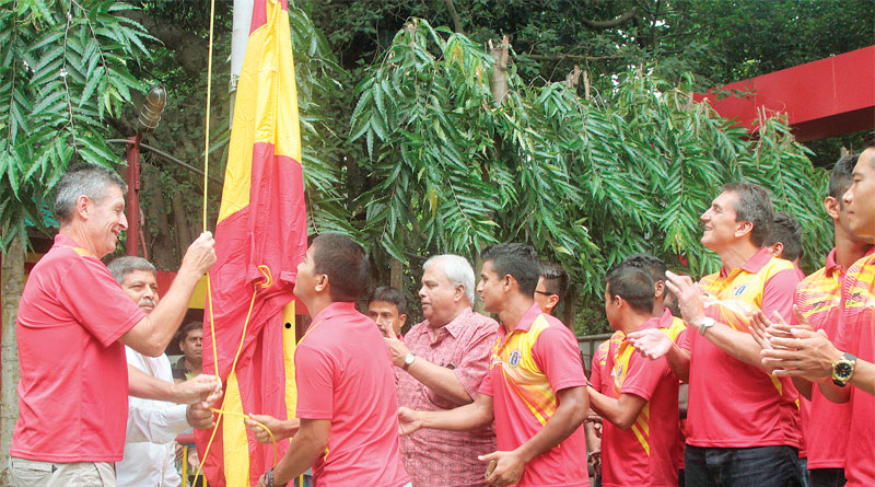 All east bengal players and coach are in the club premises