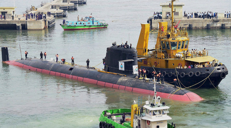 The government is investigating damage caused to French Scorpene submarines 