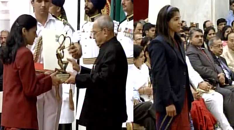 President Conferred Khelratna to Dipa, Sakshi