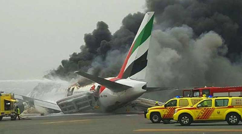 Emirates Flights Crash Lands In Dubai