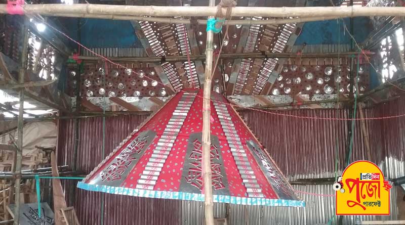 এবার পুজোয় শিল্পীর সাধন ভূমিতে নিয়ে যাবে আহিরীটোলা সর্বজনীন