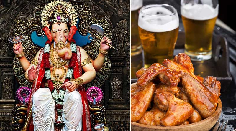 These Devotees in Karnataka offer Liquor and Meat to Ganesha