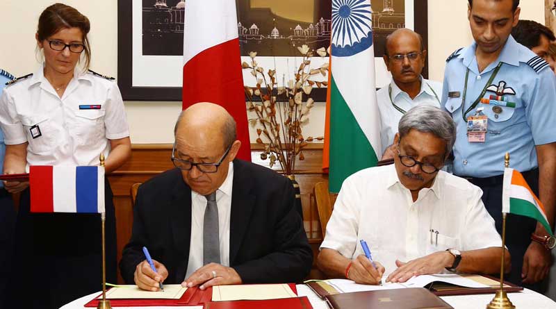  India & France signed the deal for 36 Rafale jets