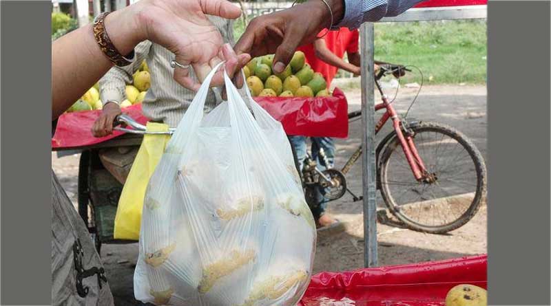 Bidhannagan Civic body will fine vendors for providing plastic bags