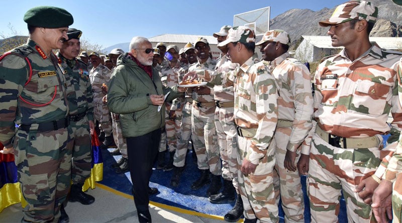 PM Modi dedicates Diwali to armed forces