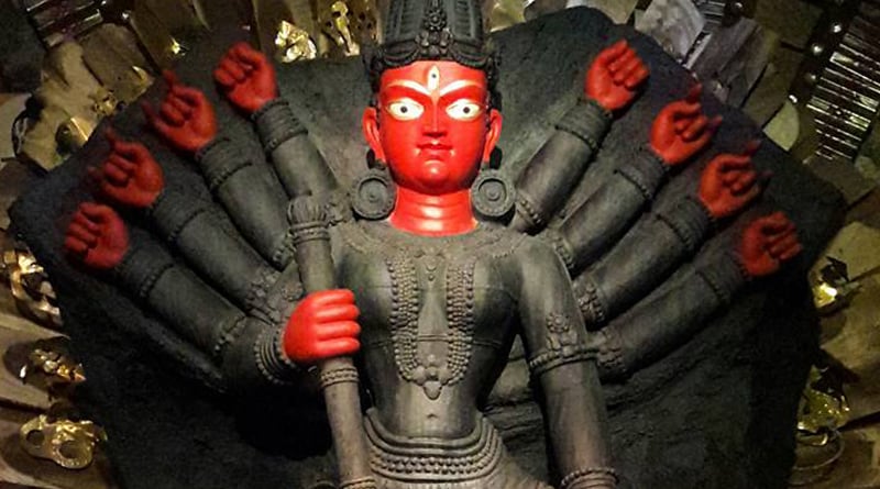 Metro Station Of Kolkata Now Preserve Durga Idols