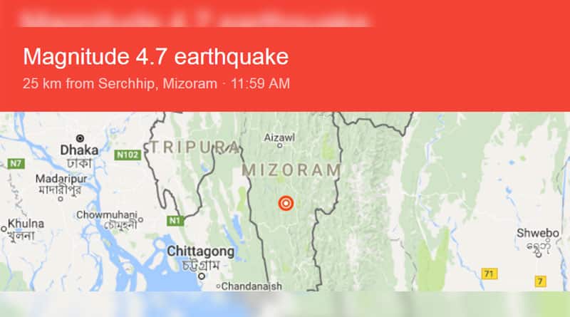 বাংলাদেশে দু’দফা ভূমিকম্প