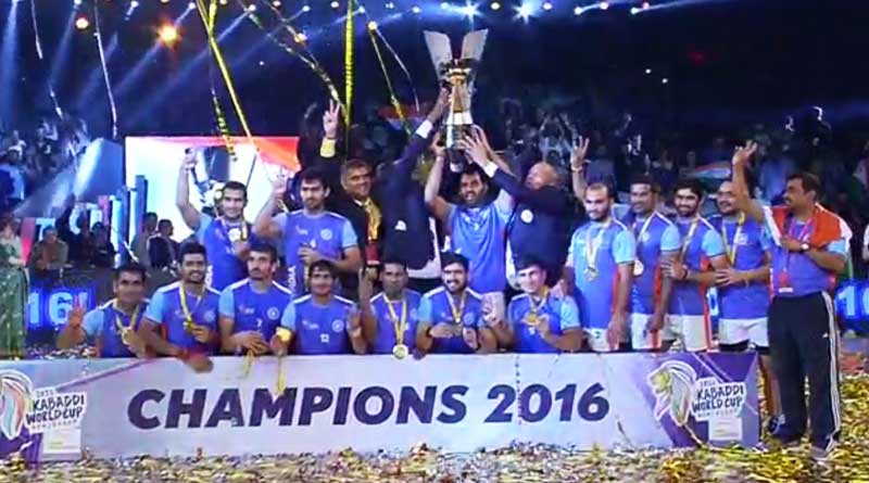 Indian Kabaddi Team beat Iran to win World Cup