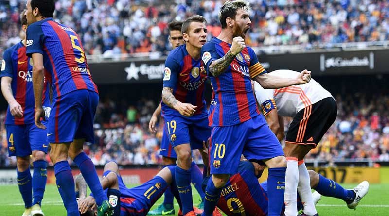 Lionel Messi loses his temper and abuses Valencia fans