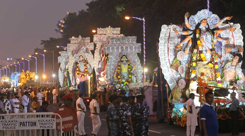 Durga Puja Carnival in Red road