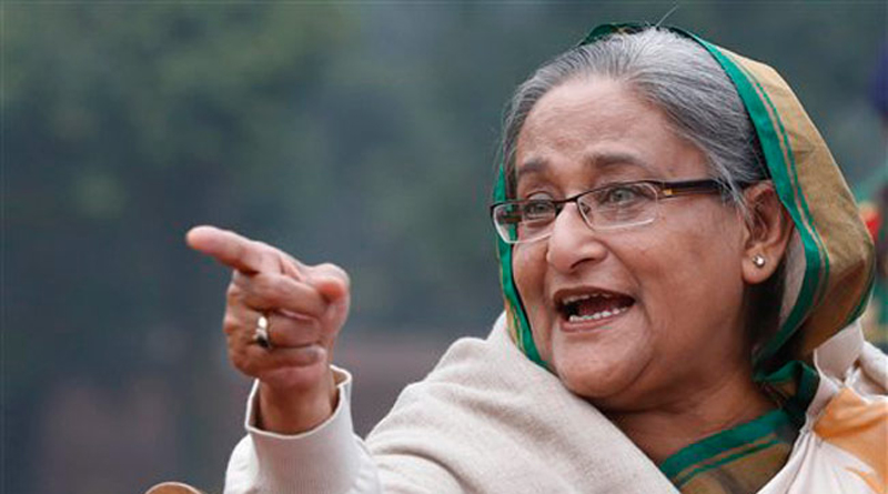 Hasina raises finger on Khaleda and BNP over Diplomatic Conflicts with India