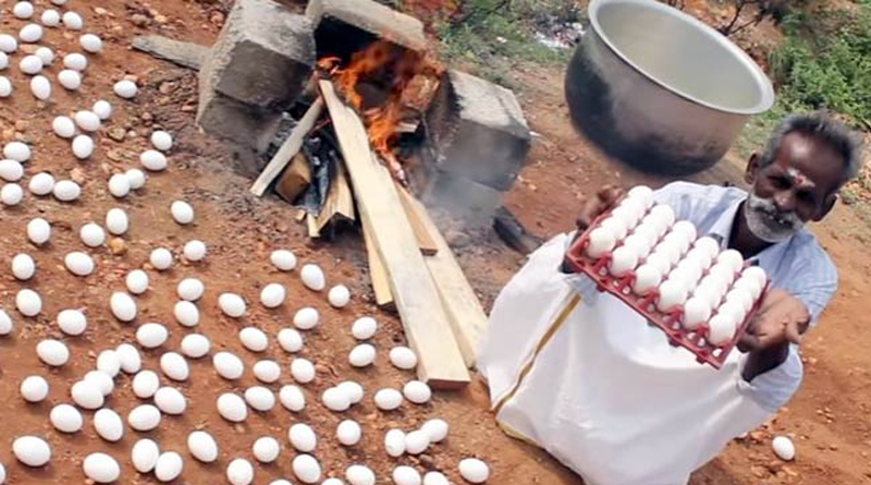 Man Cooks Curry With 300 Eggs and Video Goes Viral