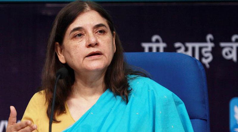 Maneka Gandhi threatened a group of Muslims to vote for her