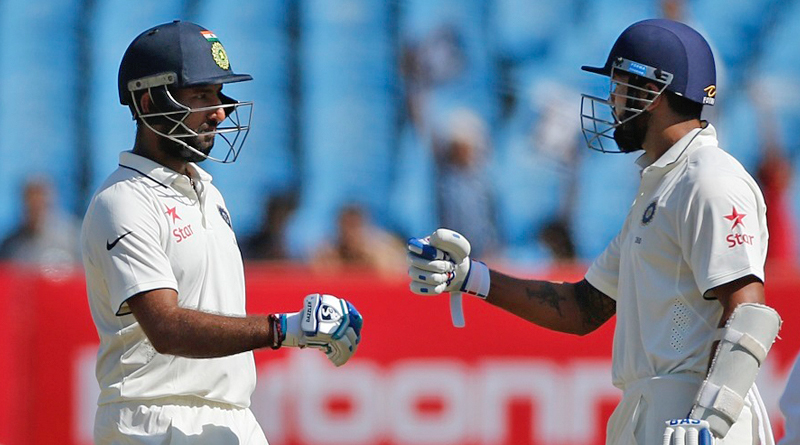 India vs England first test day 3 result at Rajkot