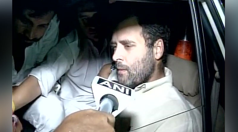 Congress VP Rahul Gandhi detained by police on his arrival at the protest site in Delhi