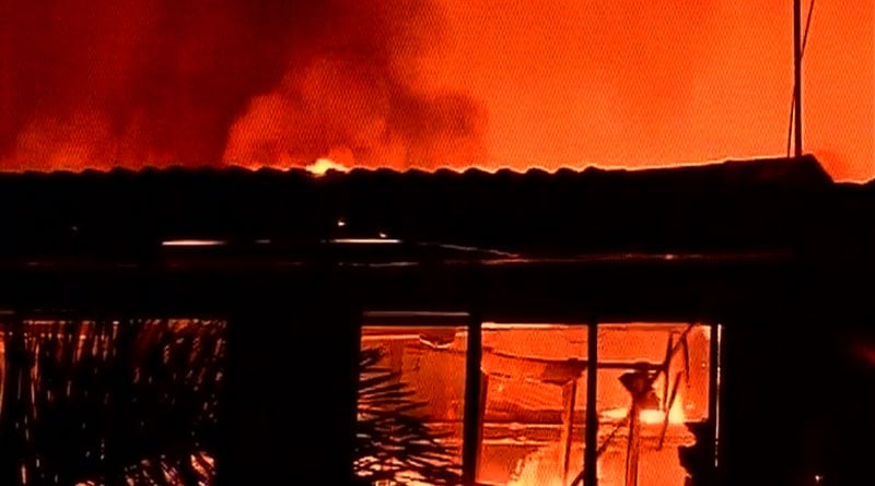 Massive fire guts Prayag film-city in Kolkata's Beliaghata  