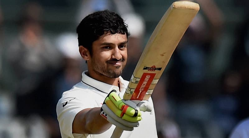 Karun Nair made his maiden double ton in 5th test against England