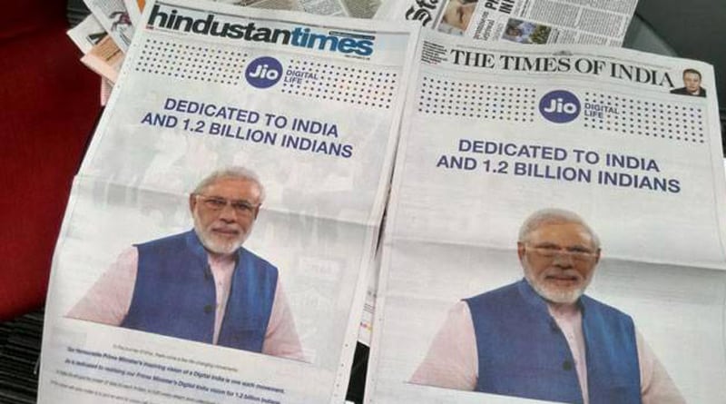 Jio could face Rs 500 fine for using PM Modi's pic