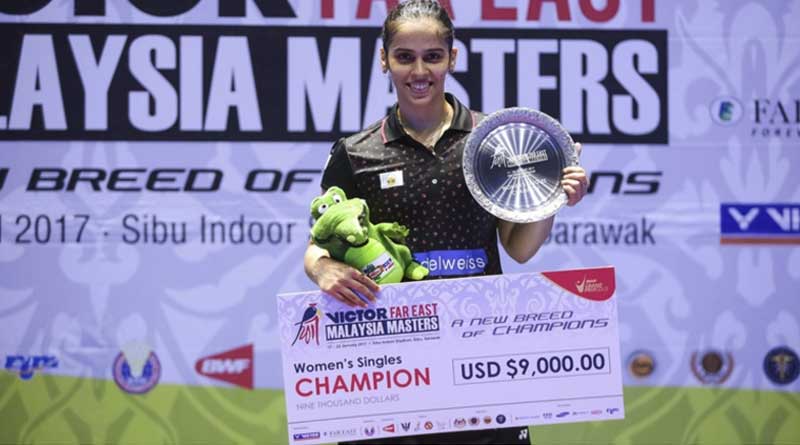 Saina Nehwal won Malaysia Masters Grand Prix Gold trophy