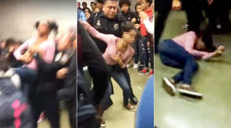 Teen girl body slammed by cop, video goes viral 