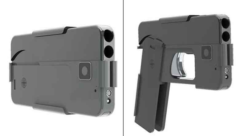 Foldable iPhone gun worries European police 