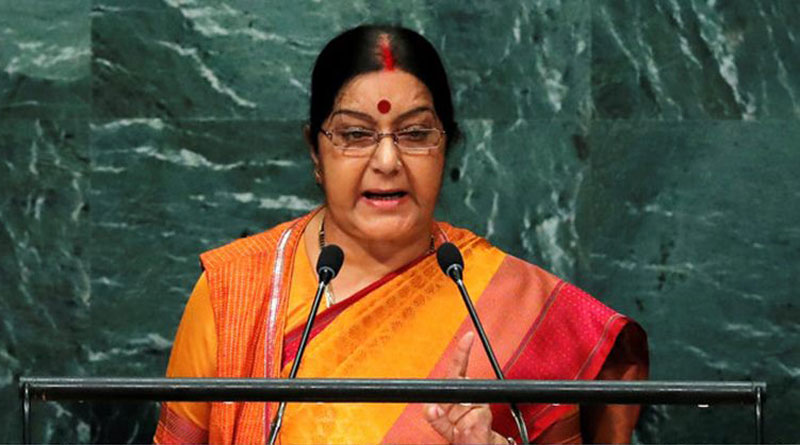 Amazon must withdraw all products insulting our national flag immediately: Sushma Swaraj