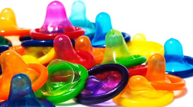 used condom selling in market