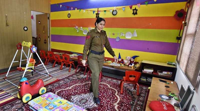 Gurugram women police station sets up kids palyroom 
