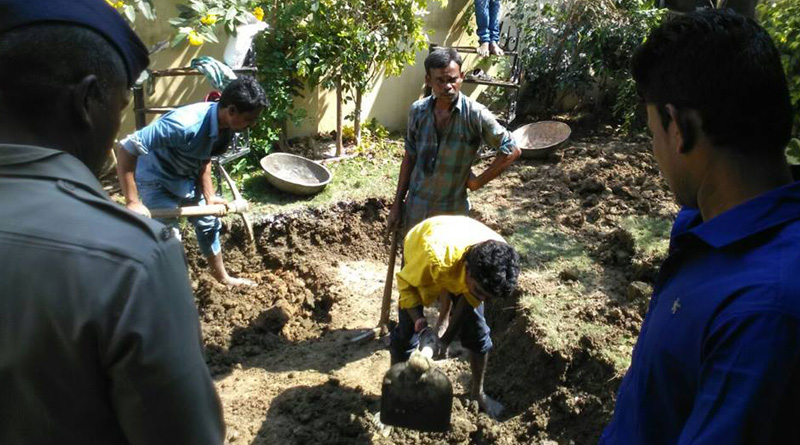 After digging, skeletons found udayan's raipur home