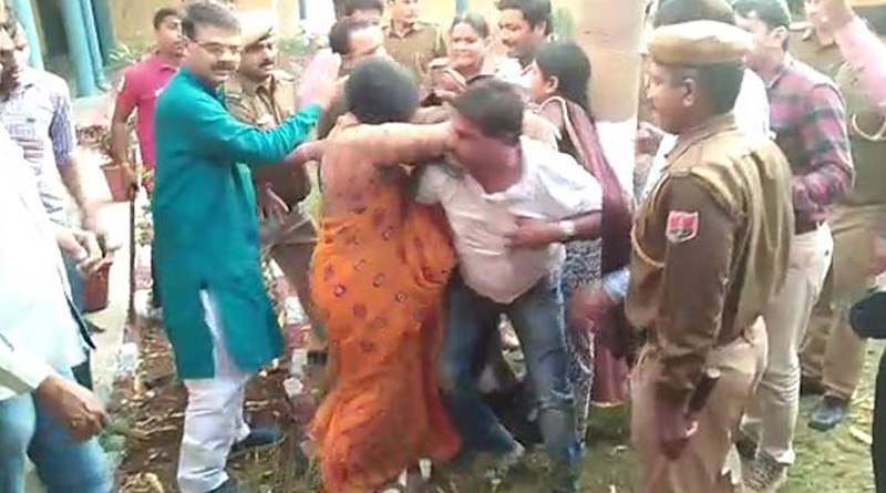 Rajasthan Lawmaker's Husband Slaps Police Officer