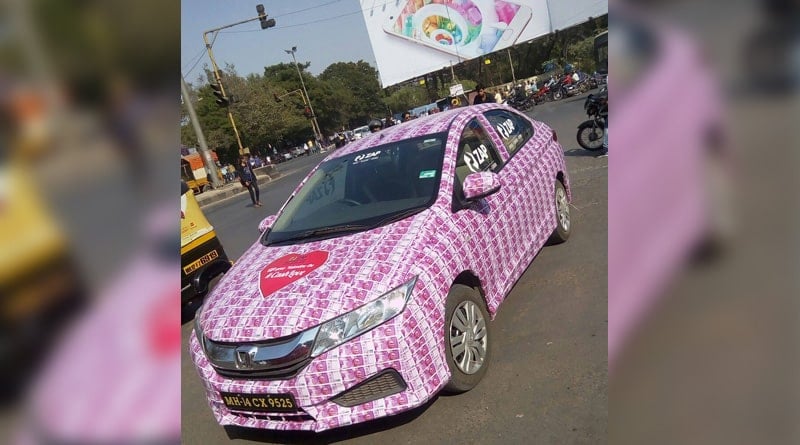 Bizarre stunt to impress girlfriend, man covers car with Rs 2000 notes
