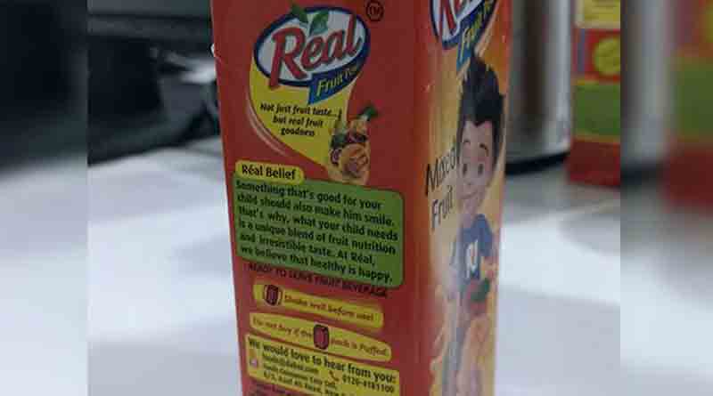 Stung by 9 year-old-girl's question fruit juice company changes pic on product 