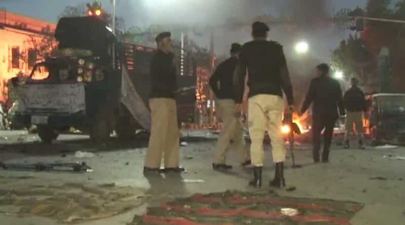 Bomb explodes on Lahore's Mall Road