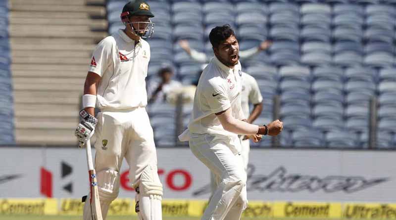 Australian batting line up crumples under Indian onslaught 