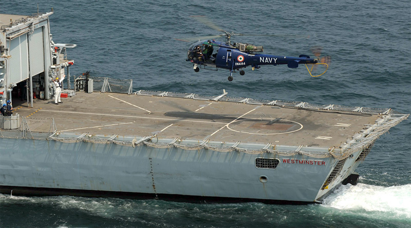 Helicopter Used To Break Up Fight On Naval Ship