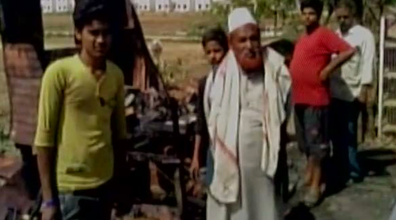 Three meat shops torched by unknown persons in Hathras