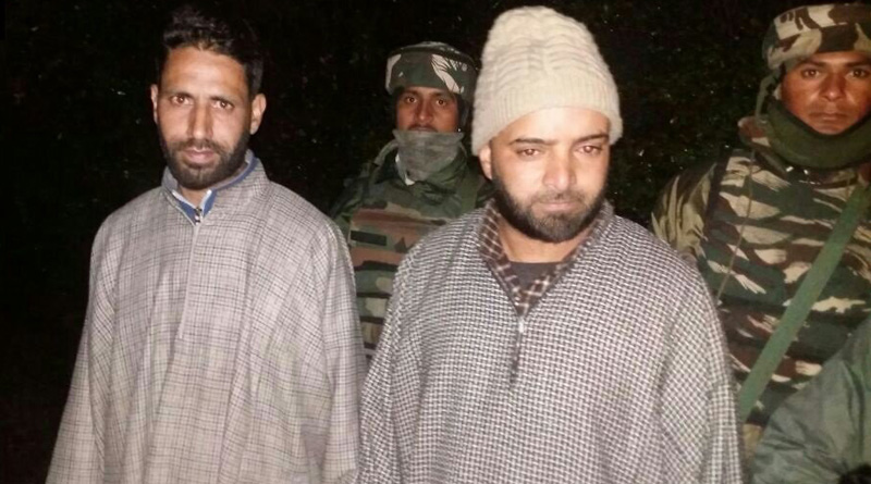 Two Jaish over ground workers arrested in Kashmir