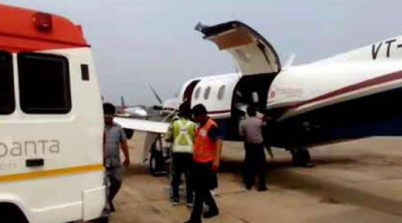 air ambulance crashes near Bangkok, pilot dead, 4 injured